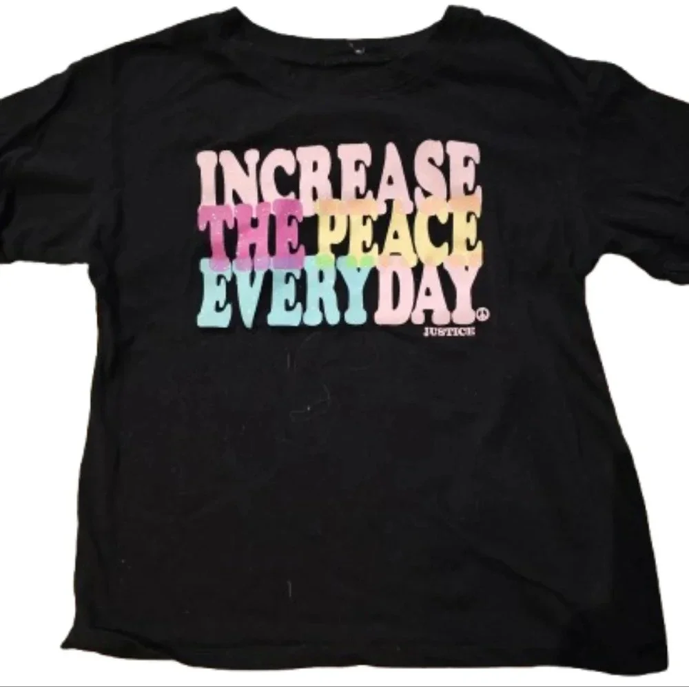 Justice Black T-Shirt. 